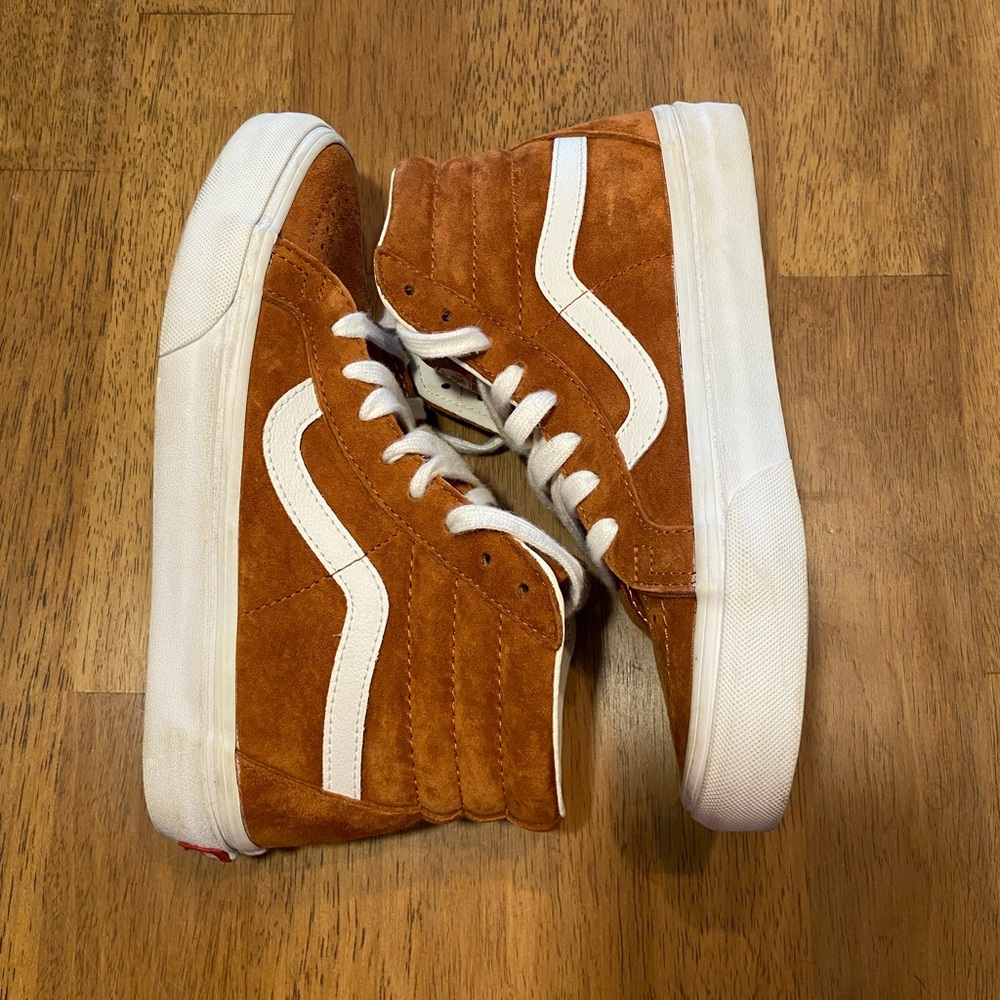Vans Sk8 HI Pig Suede Tortoise Shell